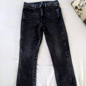 GAP Black High Waisted Cigarette Jeans